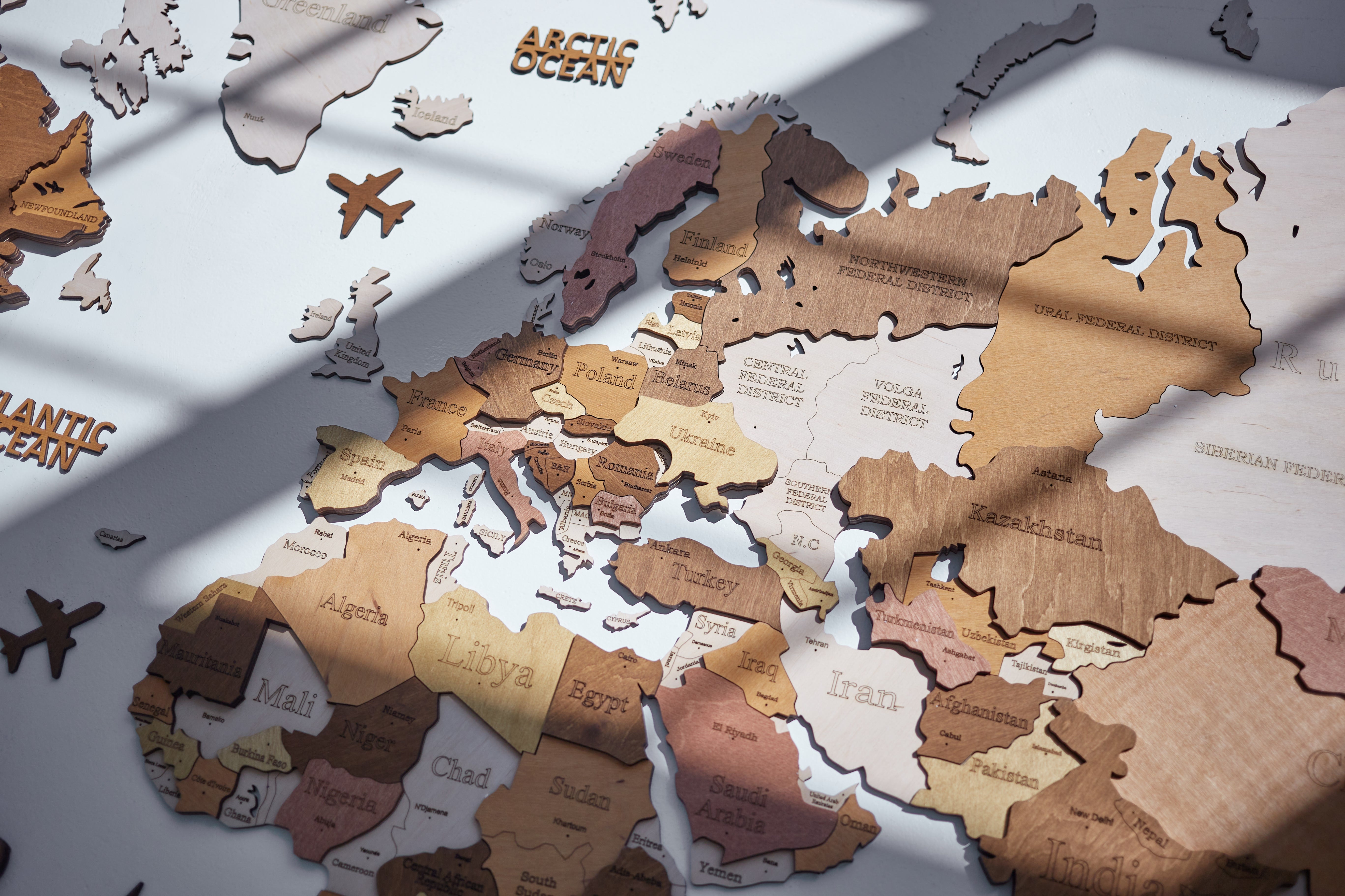 Wooden World Maps WOW WOOD Emotion & memory
