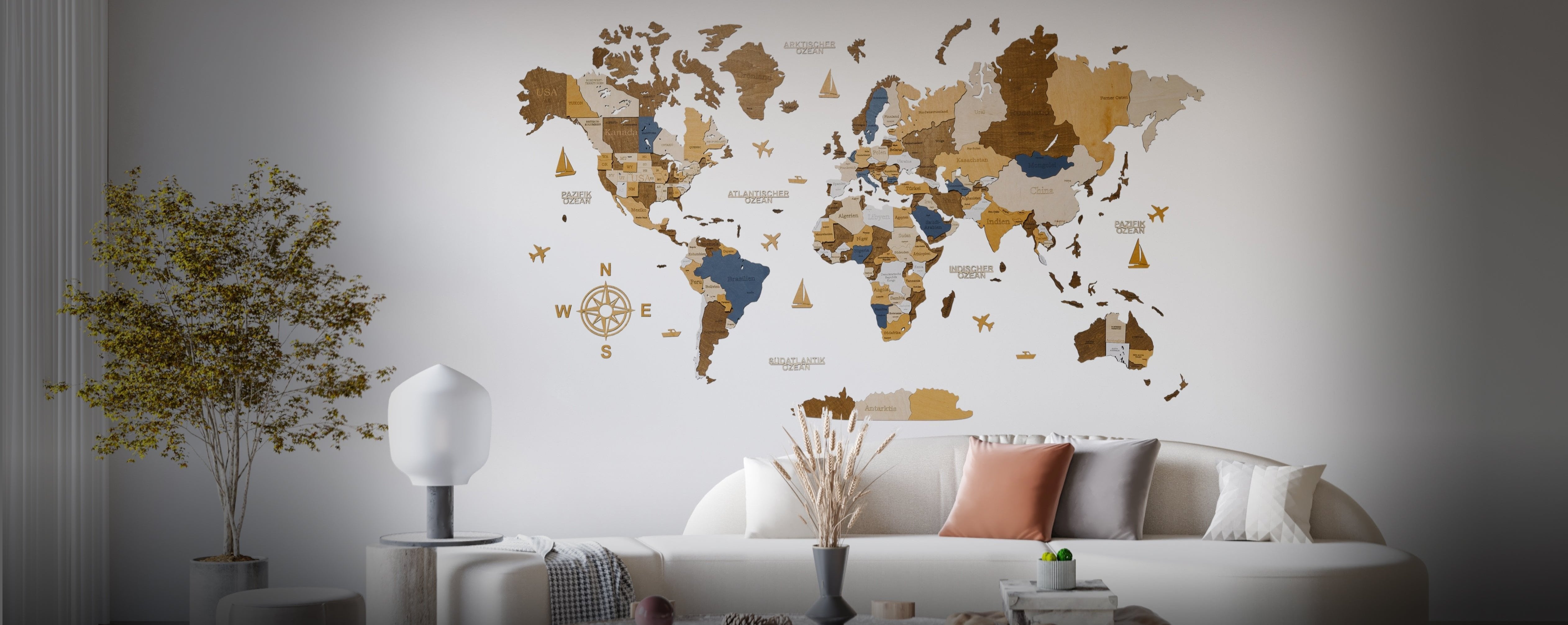Wooden World Maps WOW WOOD