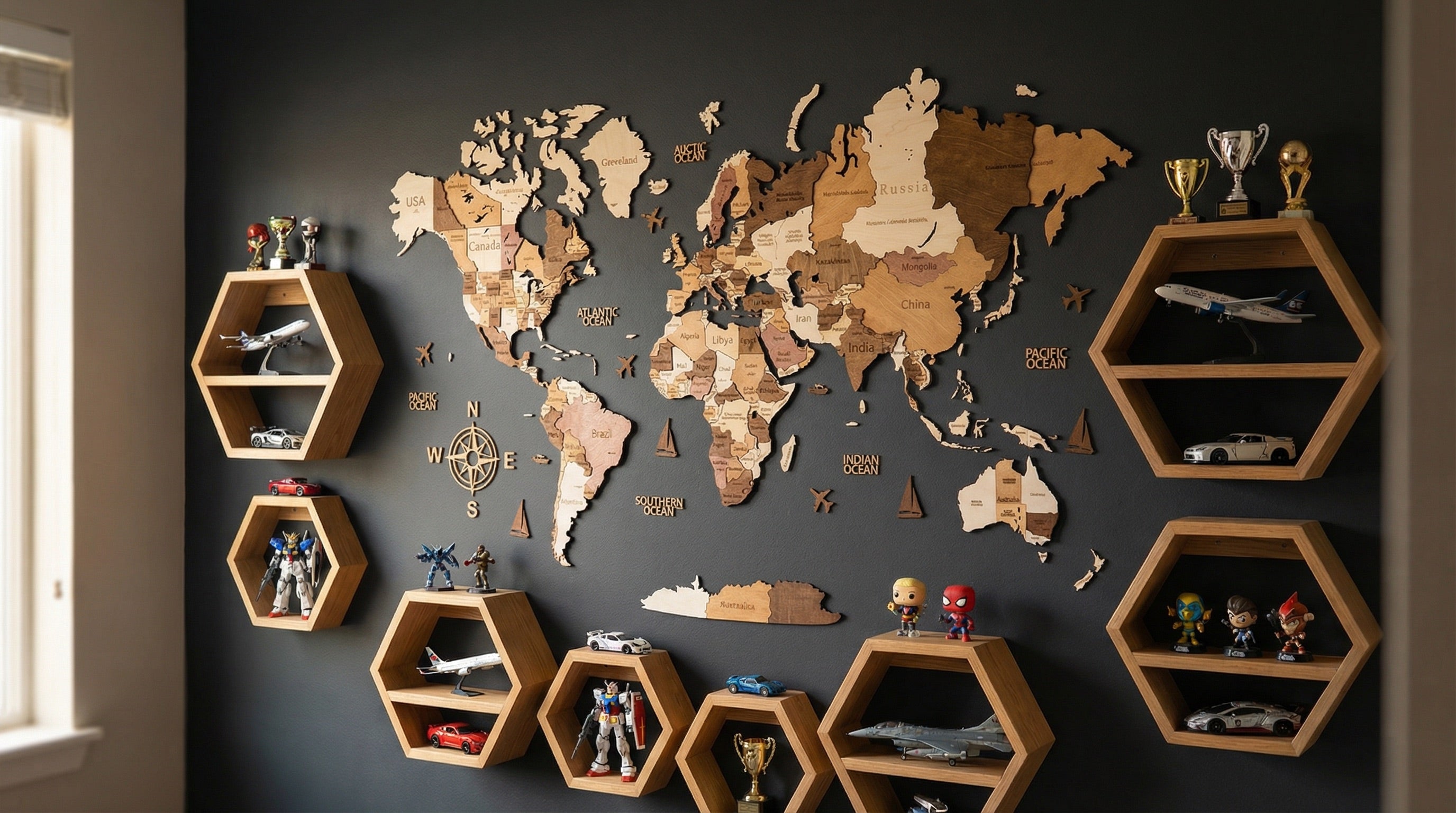 How to decorate a kids' room — colourful and functional wall ideas