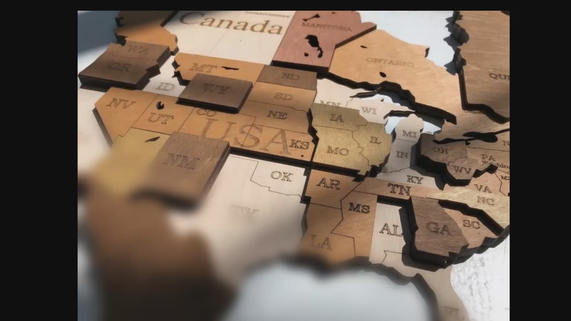 Załaduj wideo: Wooden World Maps WOW WOOD